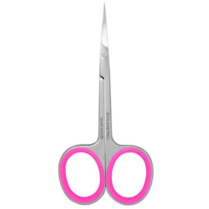 STALEKS Forbici per cuticole con punta curva Smart 41 Tipo 3 Forbici per cuticole professionali con gancio unisex