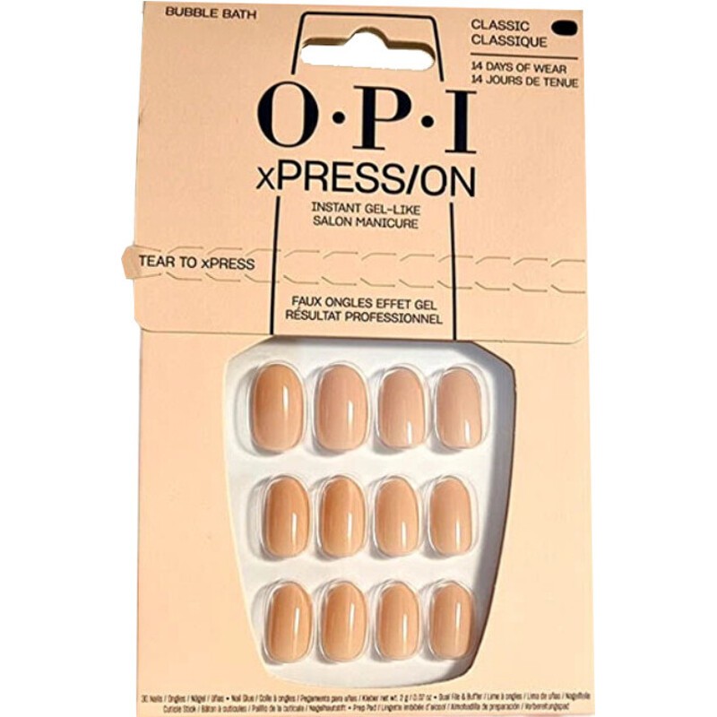 OPI Xpress-On Nail Art 30 unità Bubble Bath