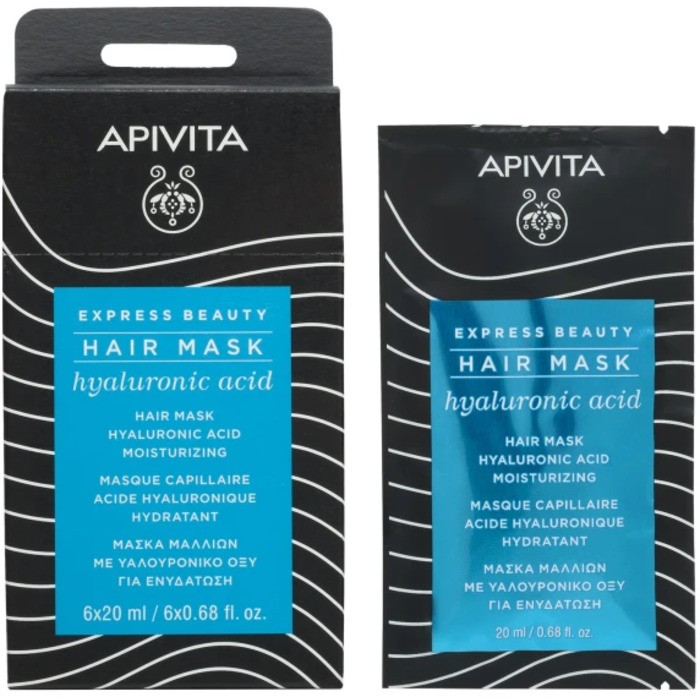 Apivita Express Beauty Hair Mask Hyaluronic Acid 20ml