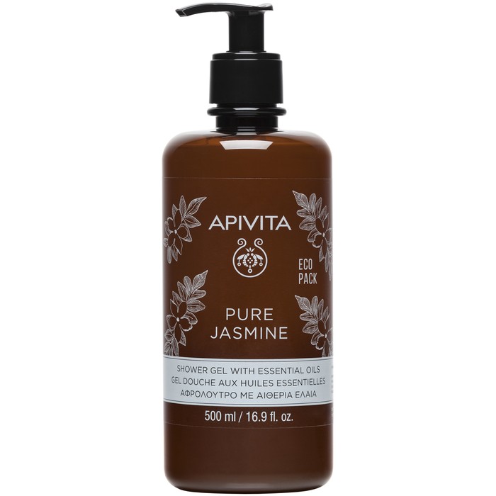 Apivita Pure Jasmine Shower Gel with Essential Oils 500ml