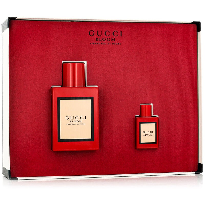 Gucci Gucci Bloom Ambrosia di Fiori Set regalo eau de parfum 50 ml e miniatura eau de parfum 5 ml donna 50ml