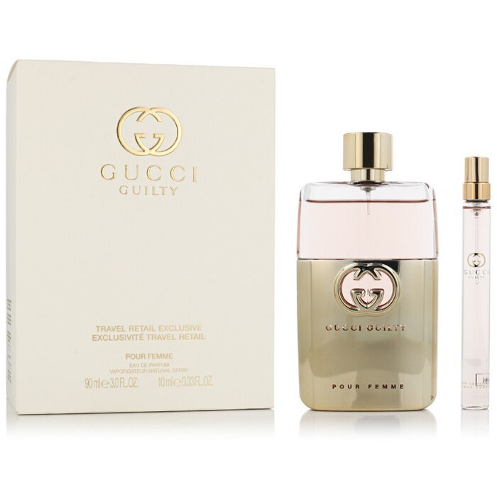 Gucci Guilty Pour Femme Eau de Parfum Gift set eau de parfum 90 ml and miniature eau de parfum 10 ml donna 90ml