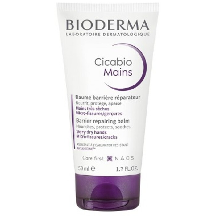 Bioderma Cicabio Mains Repairing Balm Damaged Hands Vyivujc balzm na ruce donna 50ml