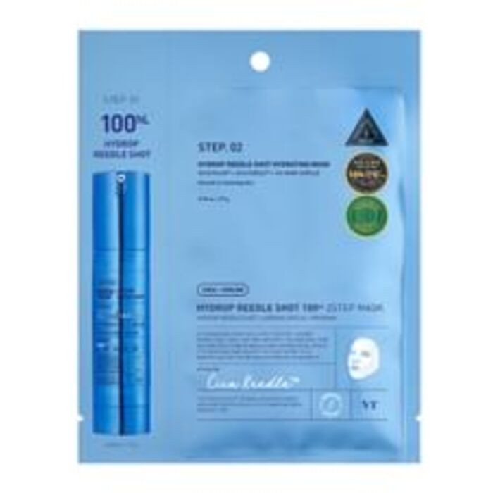 VT Cosmetics Hydrop Reedle Shot 100hl 2 Step Hydrogel Mask - Hydrating hydrogel face mask donna 28ml