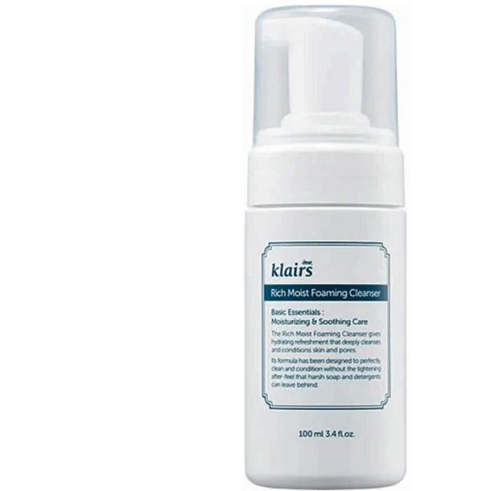 Klairs RICH MOIST foaming cleanser 100ml donna 100ml