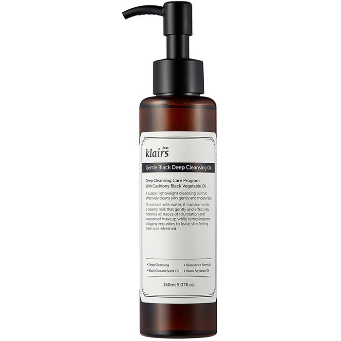 Klairs GENTLE BLACK deep cleansing oil 150ml donna 150ml