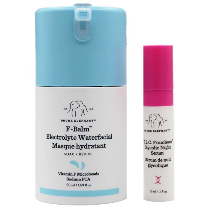 Drunk Elephant F-Balm + TLC Framboos Set - Night Skin Care Set donna