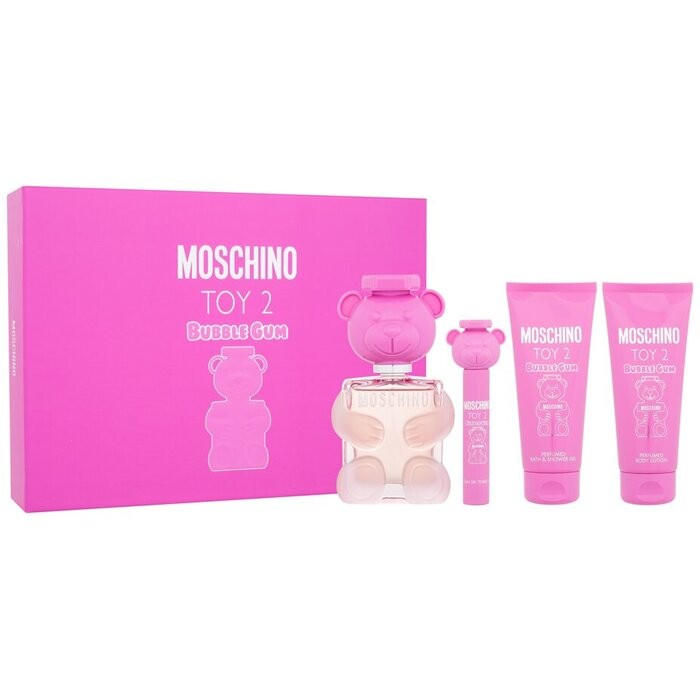 Moschino Toy 2 Bubble Gum Set 310ml eau de toilette Spray 100ml-Shower Gel 100ml-Body Lotion 100ml-eau de toilette Spray 10ml