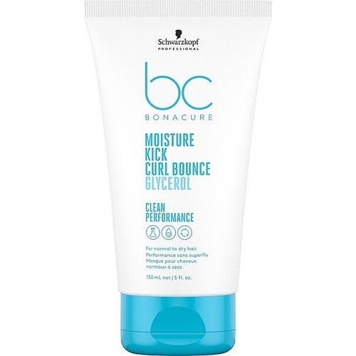 Schwarzkopf Professional BC Bonacure Moisture Kick Curl Bounce Glycerol Cream Crema idratante per capelli ricci 150ml Donna
