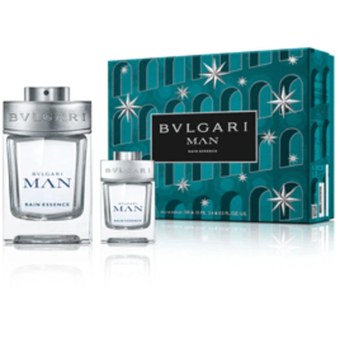 Bvlgari Man Rain Essence Gift set eau de parfum 100 ml and miniature eau de parfum 15 ml uomo 100ml