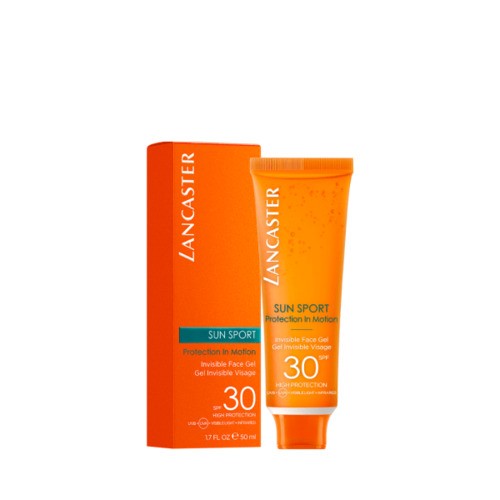 Lancaster Sun Sport Invisible Face Gel - Sun tanning gel for the face SPF 30 donna 50ml