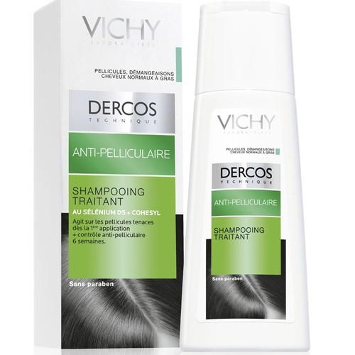 Vichy DERCOS antipelliculaire gras shampooing traitant 200ml unisex