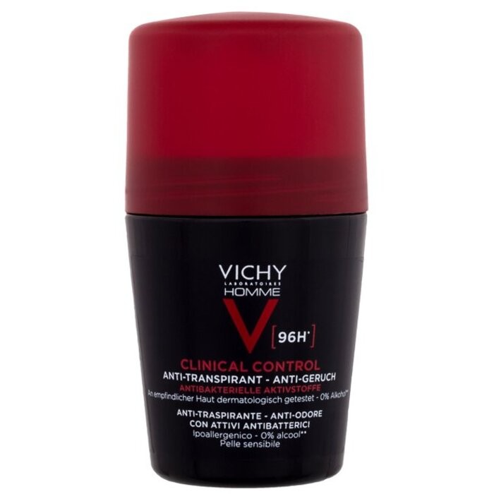 Vichy Homme Clinical Control 96H Antitraspirante uomo 0ml 2 x 50 ml