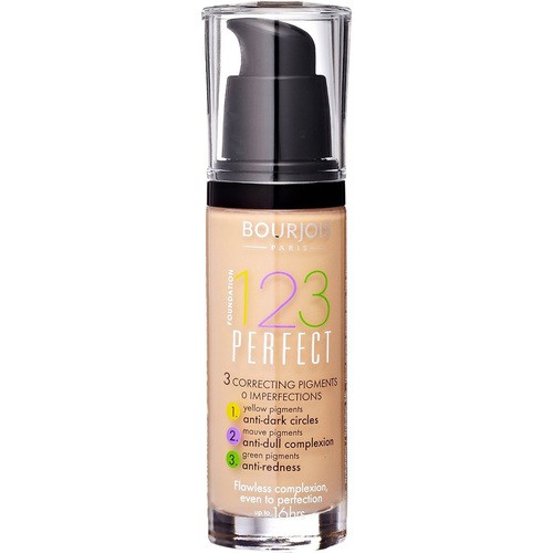Bourjois 123 Fondotinta Perfetto Trucco per una pelle perfetta 30ml 51 Clair alla vaniglia Donna