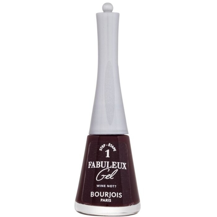 Bourjois Fabuleux Gel Nail Polish - Long-lasting nail polish with gel effect 9 ml 410 Wine Not? donna