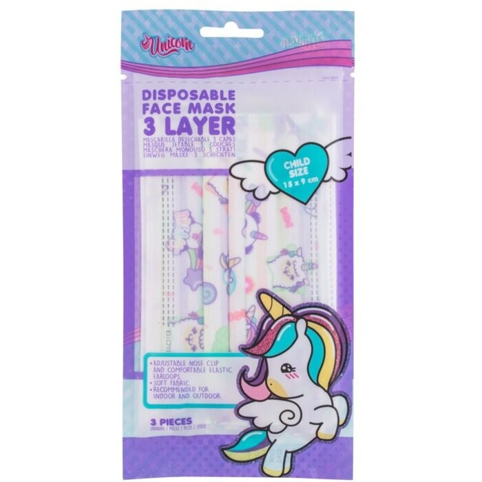 Eau My Unicorn Eau My Unicorn Face Mask and Respirator K 3pcs
