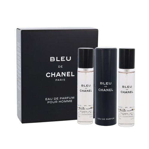 Chanel Bleu de Chanel 3x20ml Eau de parfum da Uomo 60ml