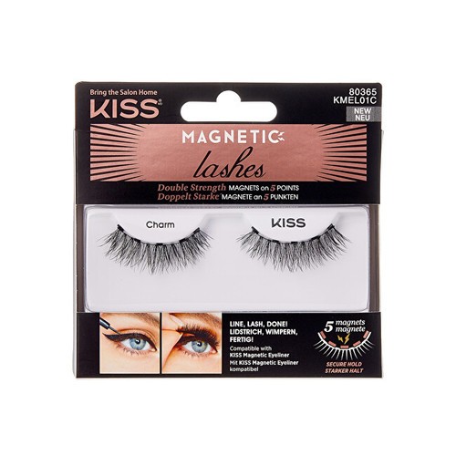 KISS Ciglia magnetiche 01 Charm Ciglia magnetiche Doppia forza donna