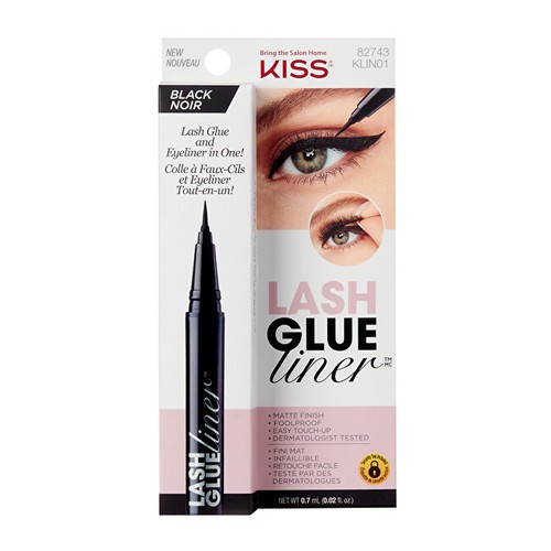 Kiss My Face Lash Glue Liner Black 0 7 ml donna