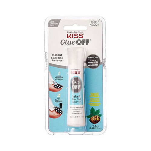 Kiss My Face Rimozione della colla per unghie finte Rimozione delle unghie artificiali 135ml Donna