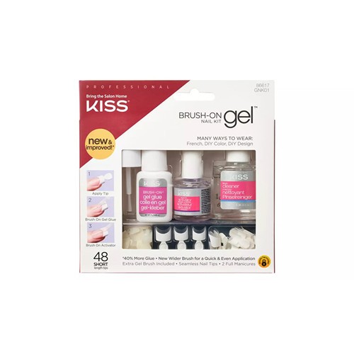 Kiss My Face Spazzola per unghie in gel Set per unghie in gel Donna