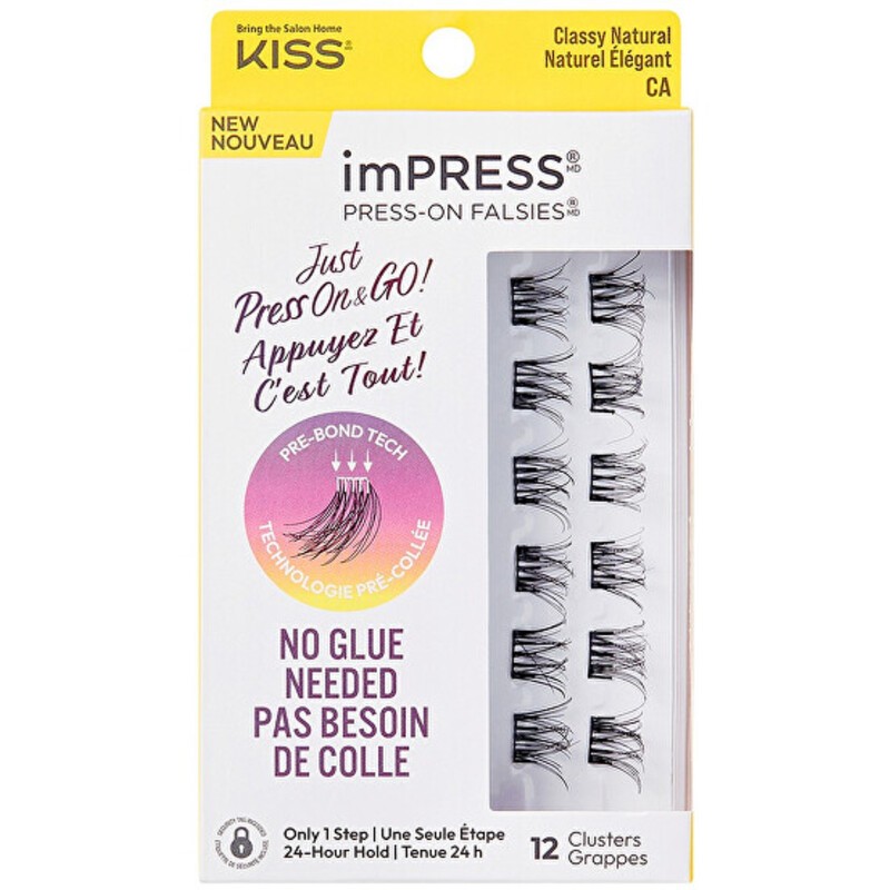 Kiss My Face imPRESS 01 Classy Natural - Cluster lashes donna