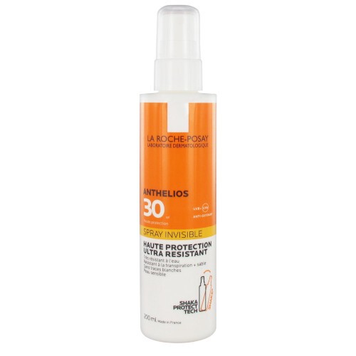 La RochePosay Anthelios Invisible Spray Ultra Resistant SPF 30 Spray solare per pelli sensibili 200ml Donna