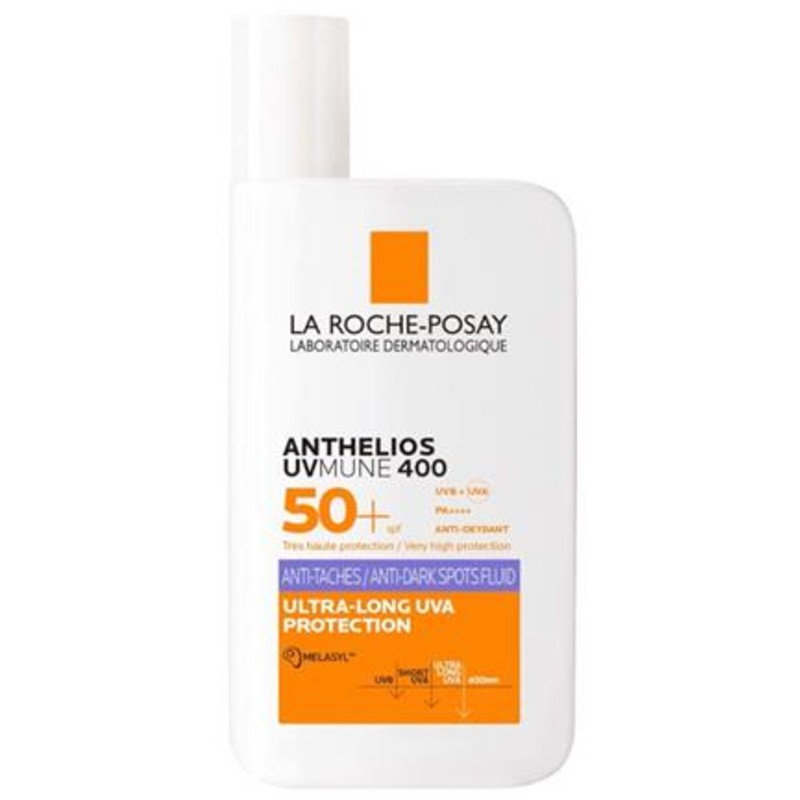 La Roche-Posay Anthelios UVMune 400 Anti-Dark Spots Fluid SPF 50+ - Protective fluid against pigment spots donna 50ml
