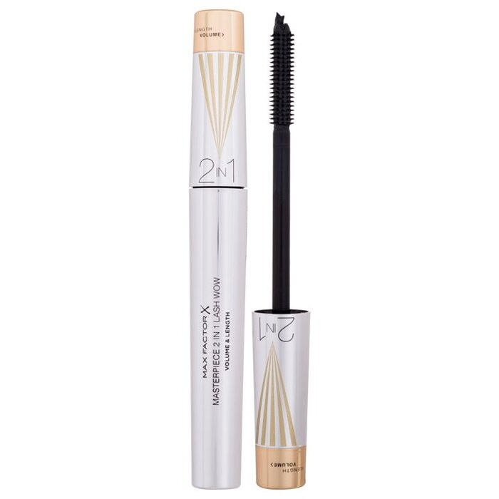 Max Factor MASTERPIECE 2 in 1 LASH WOW volume and length 001black 7ml donna