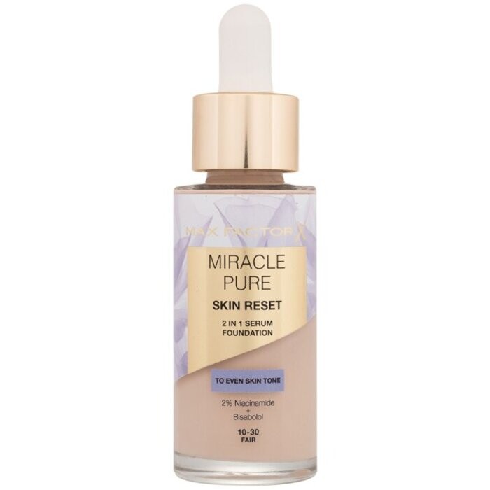 Max Factor Miracle Pure Skin Reset Fondotinta Siero 2in1 Trucco 30 ml donna 100110 Very Deep