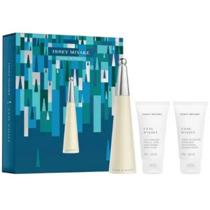 Issey Miyake L'Eau d'Issey EDT 50ml + SC 50ml + BL 50ml donna Confezione regalo EDT donna