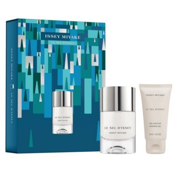Issey Miyake Le Sel d'Issey Gift Set eau de toilette 50 ml and Shower Gel 50 ml uomo 50ml