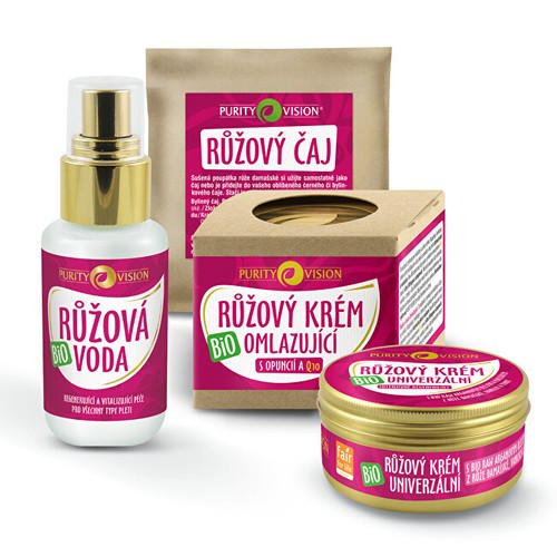 Purity Vision Set cosmetico rosa biologico Donna