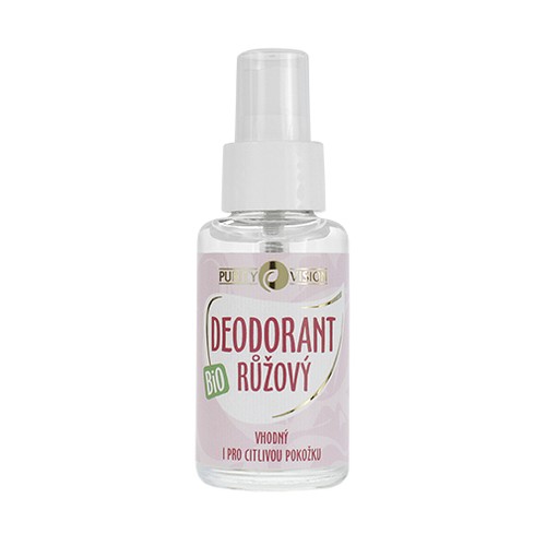 Purity Vision Deodorante rosa biologico 50ml Donna