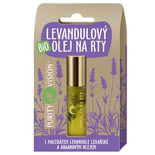 Purity Vision Olio per labbra di lavanda biologico 10ml Donna
