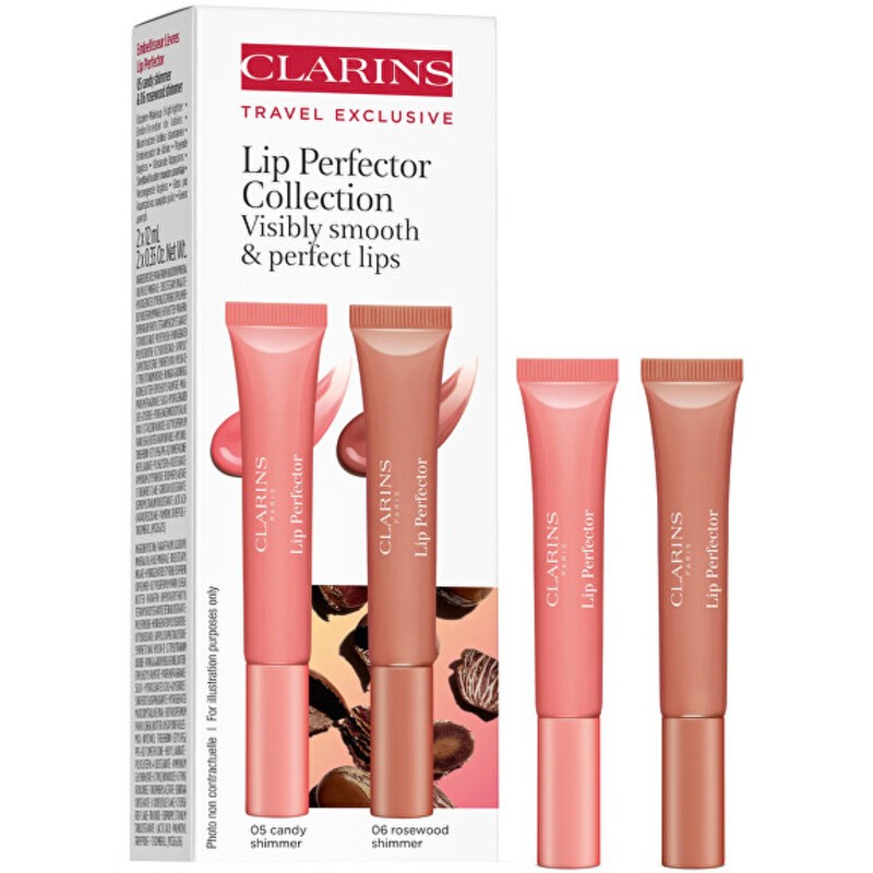 Clarins Set lucidalabbra Lip Perfector 2 x 12ml donna