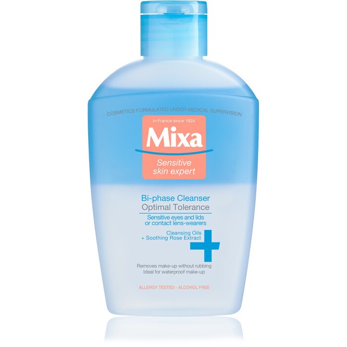 Mixa Optimal Tolerance Biphase Cleanser Eye Makeup Remover Donna 125ml