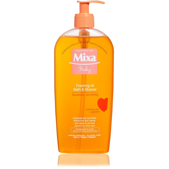 Mixa Oil Foaming Bath and Shower - Baby Oil Foaming Bath unisex 400ml
