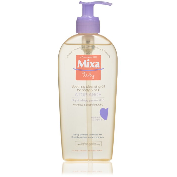 Olio detergente lenitivo per corpo e capelli per bambini 250ml Code: kMI051