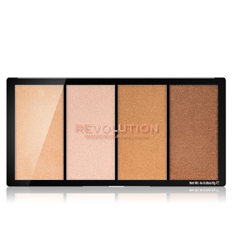 Makeup Revolution Revolution Re Loaded Highlighter Palette Tavolozza illuminante 20 g Lampadario a luci calde Donna
