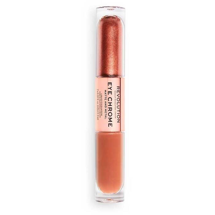 Makeup Revolution Eye Chrome Matte Metal Liquid Eyeshadow Tekut on stny 2 2 g Adore donna