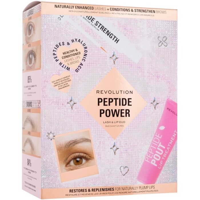 Makeup Revolution Peptide Power Lash & Lip Duo - Gift Set donna 3ml