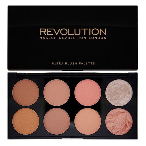Makeup Revolution Ultra Blush and Contour tavolozza di blush donna Golden Sugar