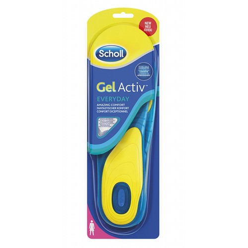 Scholl Gel Active Everyday 1 Pair Womens Gel Insoles donna