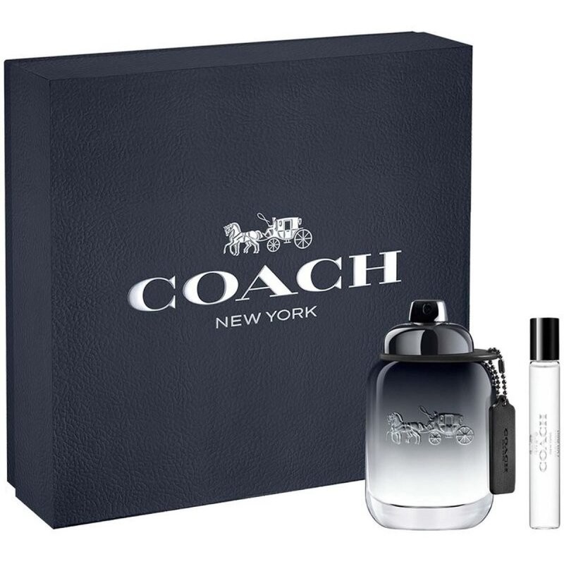 Coach Coach for Men Gift Set eau de toilette 60 ml and eau de toilette Mini Aura 7.5 ml uomo 60ml