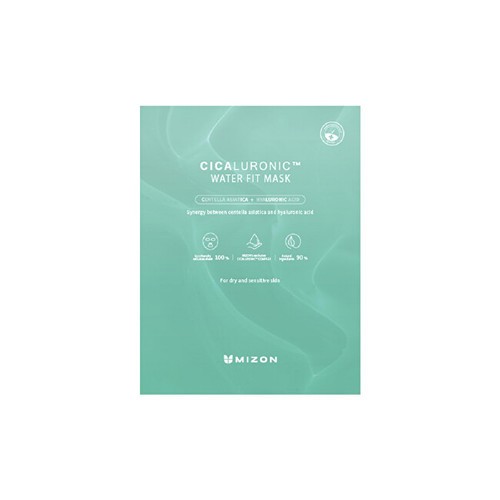 Mizon Cicaluronic Water Fit Mask Maschera viso idratante con acido ialuronico 240g Donna