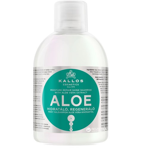 Kallos Shampoo lucidante riparatore idratante allaloe vera 1000ml Donna