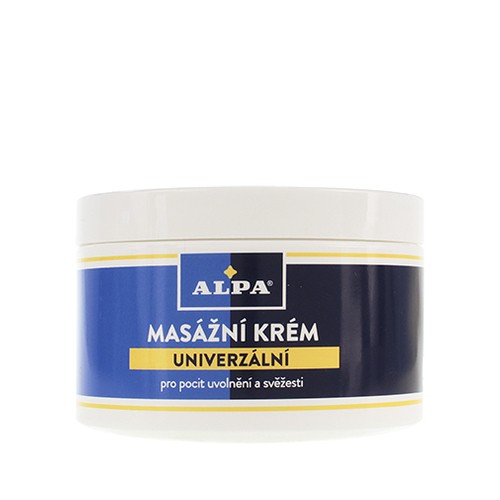 Alpa Crema da massaggio universale per una sensazione di relax e freschezza 250ml Unisex