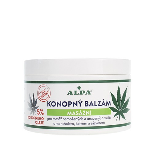 Alpa Alpa Hemp balsamo da massaggio con olio di canapa 250ml Unisex