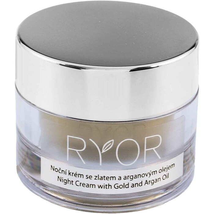 RYOR Argan Care with Gold Night Cream - Night cream with gold and argan oil unisex 50ml